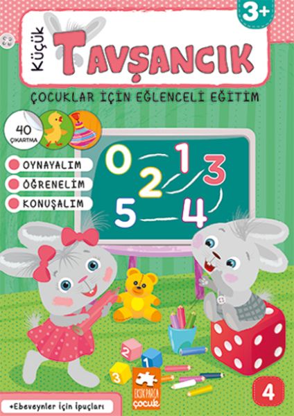 Küçük Tavşancık Serisi 4  Küçük Tavşancık Çocuklar İçin Eğlenceli Eğitim