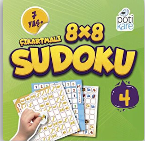 8X8 Çıkartmalı Sudoku 7+ 4