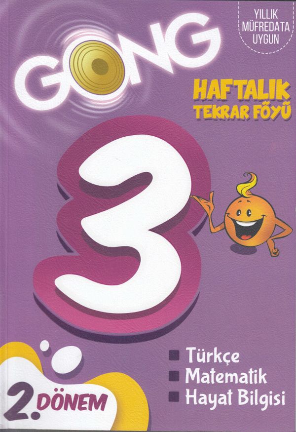 Gong 3 Sınıf 2 Dönem Haftalık Tekrar Föyü