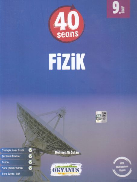 Okyanus 9 Sınıf Fizik 40 Seansta Konu Anlatımlı Soru Bankası Yeni