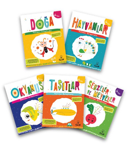 Noktaları Birleştirelim Serisi 4 Yaş 5 Kitap