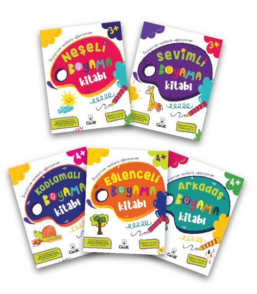 Boyama Kitabı Serisi 5 Kitap