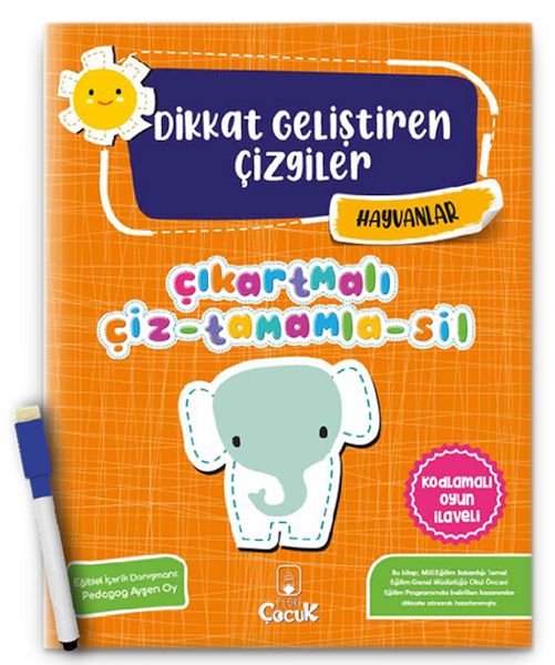 Dikkat Geliştiren Çizgiler  Hayvanlar