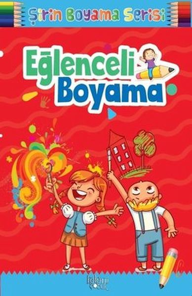 Çocuklar için Okul Öncesi Şirin Boyama Kitabı  Eğlenceli Boyama