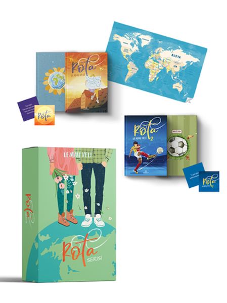 Rota Serisi Hediyeli Özel Kutu 2 Kitap  Ciltli