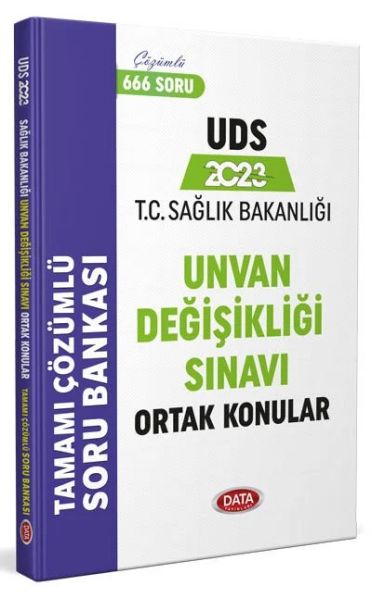 Data 2023 TC Sağlık Bakanlığı Unvan Değişikliği Sınavı Ortak Konular Tamamı Çözümlü Soru Bankası