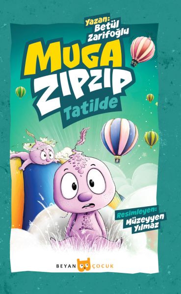 Muga Zıpzıp Tatilde Renkli  Resimli