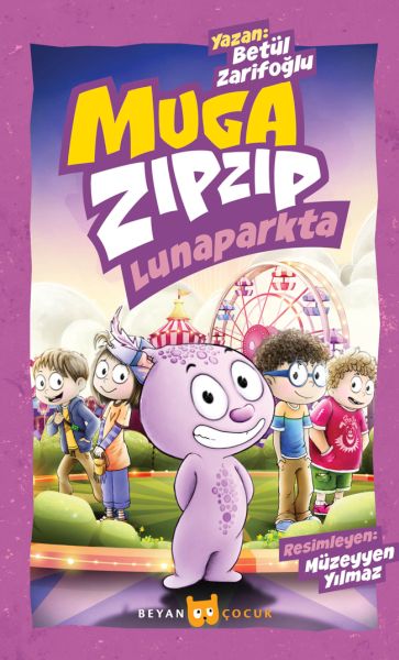 Muga Zıpzıp Lunaparkta Renkli  Resimli