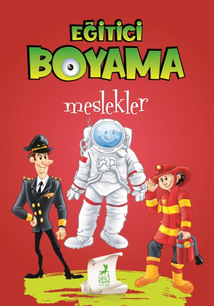 Eğitici Öğretici Boyama   Meslekler