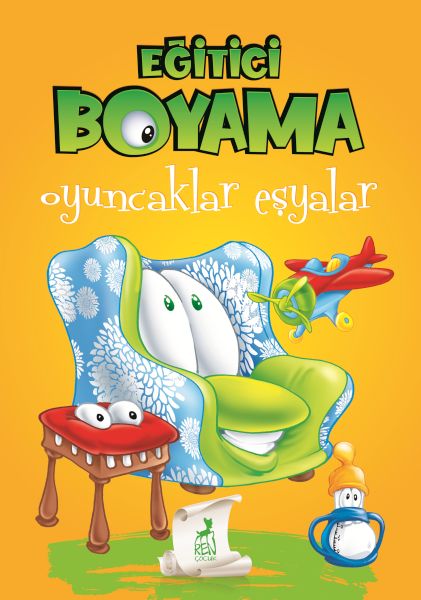 Eğitici Öğretici Boyama   Oyuncaklar Eşyalar
