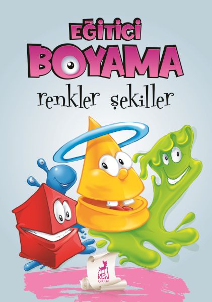 Eğitici Öğretici Boyama   Renkler Şekiller