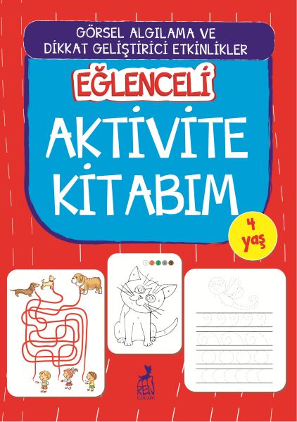 Eğlenceli Aktivite Kitabım  4 Yaş