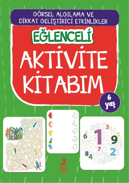Eğlenceli Aktivite Kitabım  6 Yaş