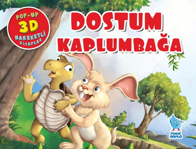 Dostum Kaplumbağa PopUp 3D Hareketli Kitaplar