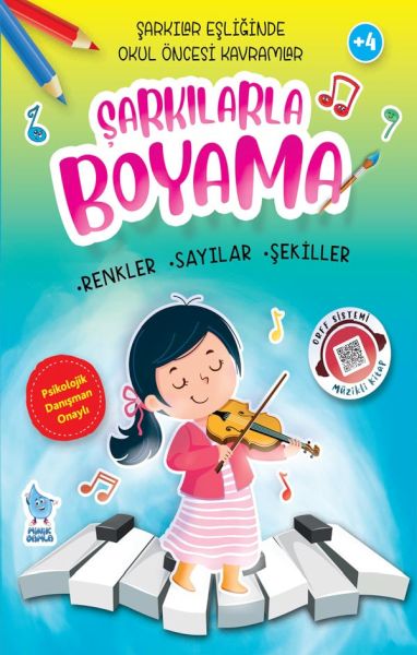 Şarkılarla Boyama 4 Kitap