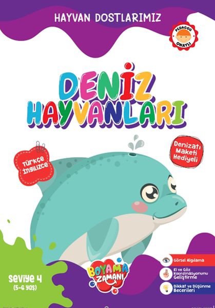 Hayvan Dostlarımız  Deniz Hayvanları Seviye 4 56 Yaş