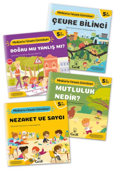 Miniklerle Felsefe Etkinlikleri Serisi 4 Kitap