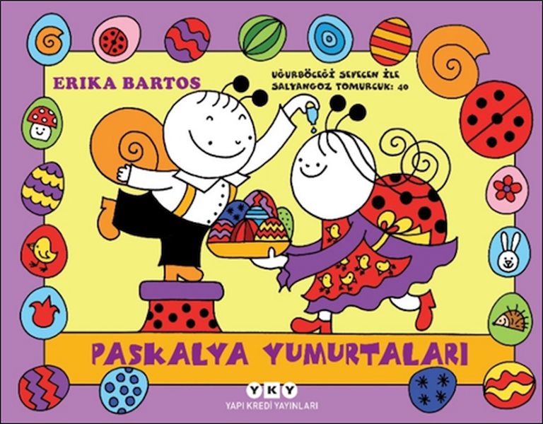 Uğurböceği Sevecen İle Salyangoz Tomurcuk 40Paskalya Yumurtaları