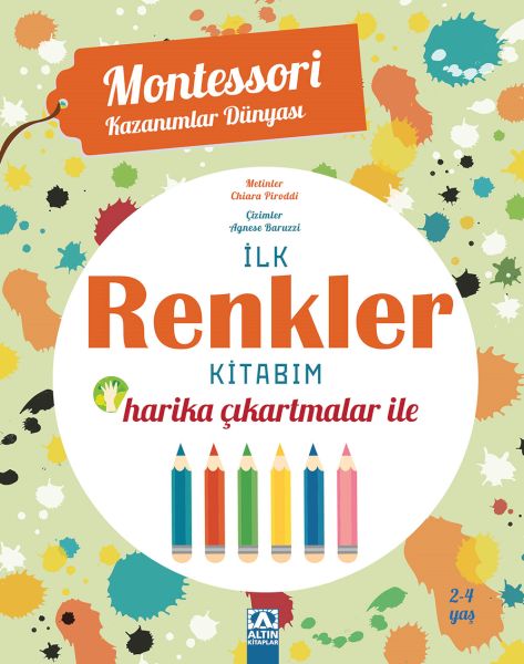 Montessori Kazanımlar Dünyası  İlk Renkler Kitabım 24 yaş