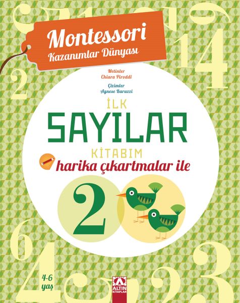 Montessori Kazanımlar Dünyası  İlk Sayılar Kitabım 46 yaş