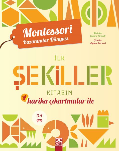 Montessori Kazanımlar Dünyası  İlk Şekiller Kitabım 34 yaş