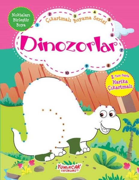 DinozorlarÇıkartmalı Boyama Serisi