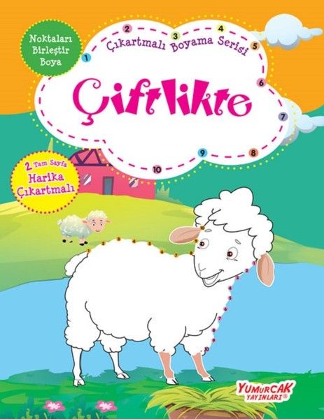 ÇiftlikteÇıkartmalı Boyama Serisi