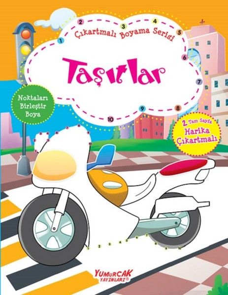 TaşıtlarÇıkartmalı Boyama Serisi