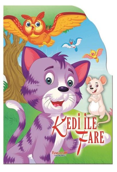 Kedi İle Fare  Şekilli Kitaplar