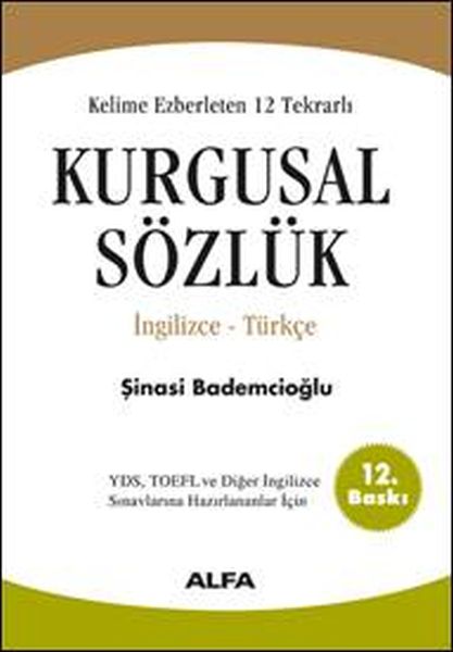 Kelime Ezberleten 12 Tekrarlı Kurgusal Sözlük İngilizceTürkçe