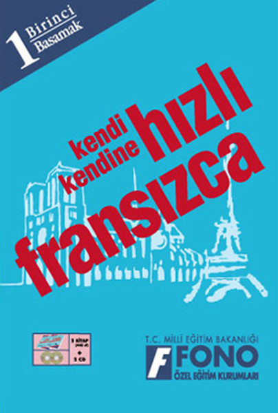Kendi Kendine Hızlı Fransızca 1 Basamak 2 Kitap + 2 CD
