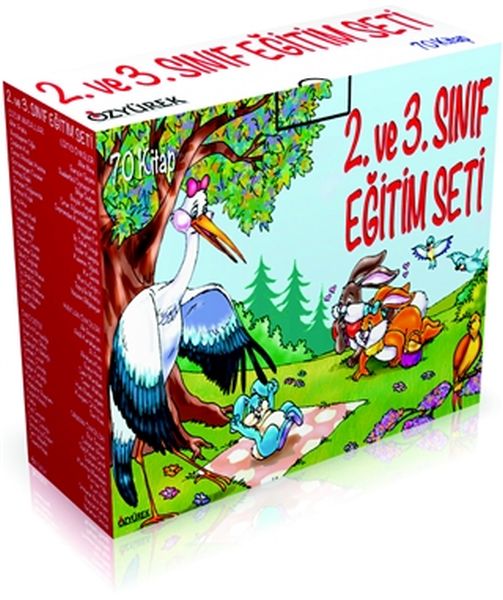 2 ve 3 Sınıf Eğitim Seti 70 Kitap Kutulu