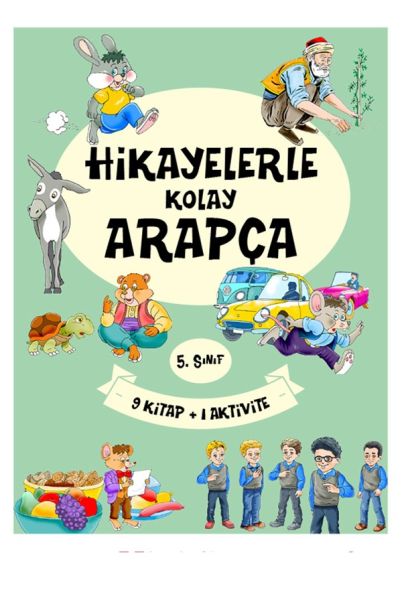 5 Sınıf Hikayelerle Kolay Arapça 9 Kitap + 2 Aktivite