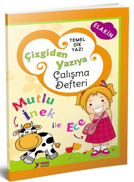 Çizgiden Yazıya Çalışma DefteriDik Temel Harflerle