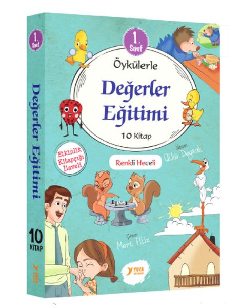 Öykülerle Değerler Eğitimi 1 Sınıflar İçin 10 Kitap Set