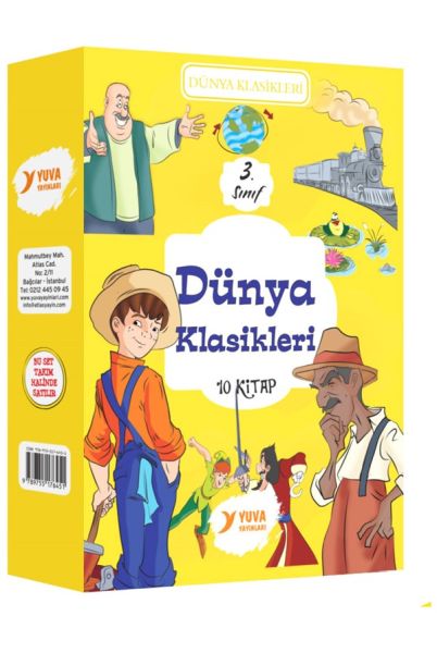 Dünya Klasikleri 3 Sınıf 10 Kitap