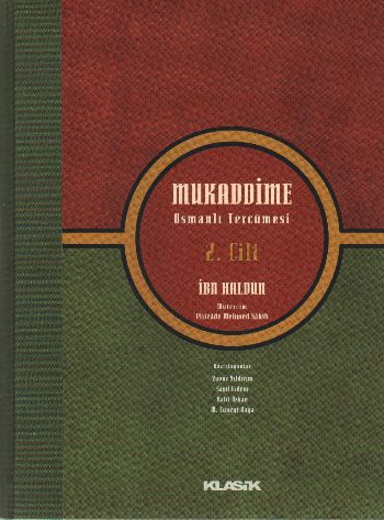 Mukaddime Osmanlı Tercümesi 2 Cilt