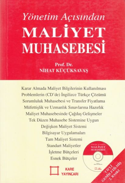 Yönetim Açısından Maliyet Muhasebesi Cd li
