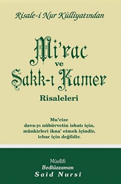 Mirac ve Şakkı Kamer Risaleleri Normal Boy