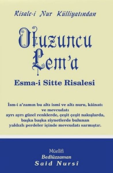 Otuzuncu Lema Esmai Sitte Risalesi Normal Boy