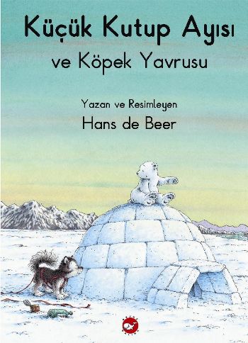 Küçük Kutup Ayısı Ve Köpek  Yavrusu Düz Yazılı