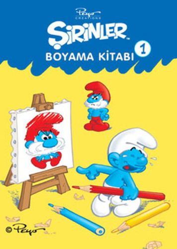 Şirinler Boyama Kitabı 1