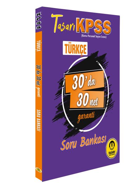 Tasarı KPSS Türkçe 30da 30Net