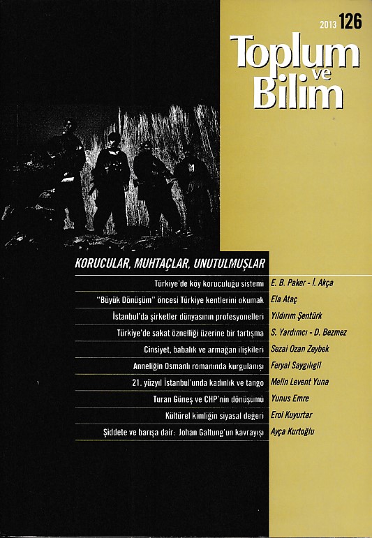 Toplum ve Bilim Sayı 126